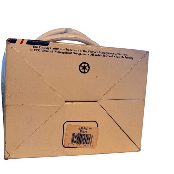 Cleveland Browns TeamMug 1992 Helmet Drinking Mug In Original Box - Picture 15 of 15